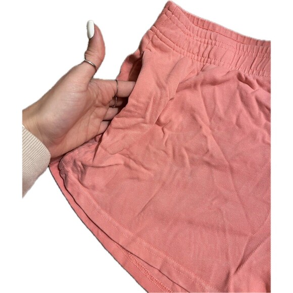 Nike Swoosh Women’s Cotton Blend Sweat Lounge Shorts - Picture 2 of 6